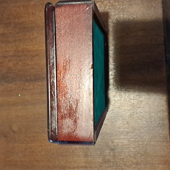 Wooden Box Topped with Pewter Golf Ball and Tee's - Picture 5 of 11